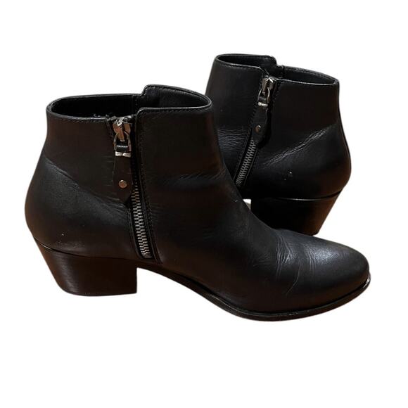 Thursday Boots Company The Downtown Boots Leather Black Ankle Booties Size 8.5 - Picture 5 of 12